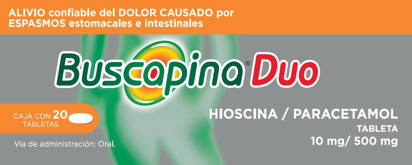 Imagen de BUSCAPINA DUO 20 TABS 10/500mg