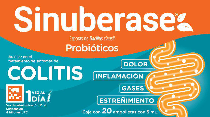 Imagen de SINUBERASE 20 AMPS SUSP 4 BILL UFC (Colitis)